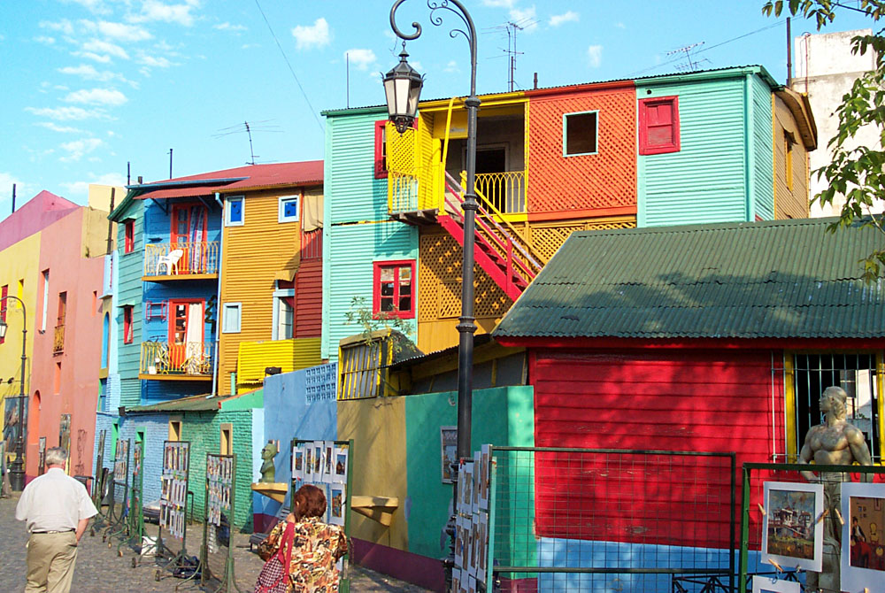 La Boca Neighbourhood in Buenos Aires, Argentina