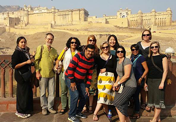 Nyssa Hartin - Group Shot at Amber Fort in Jaipur, India