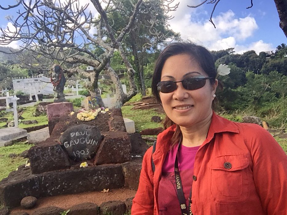 Gemma Adina - Paul Gauguin's Final Resting Place on the Island of Hiva Oa, Marquesas Islands, Tahiti