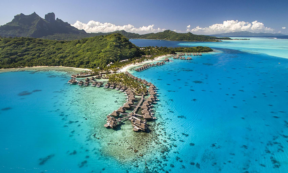 Conrad Bora Bora Nui - Aerial View, Bora Bora, Tahiti