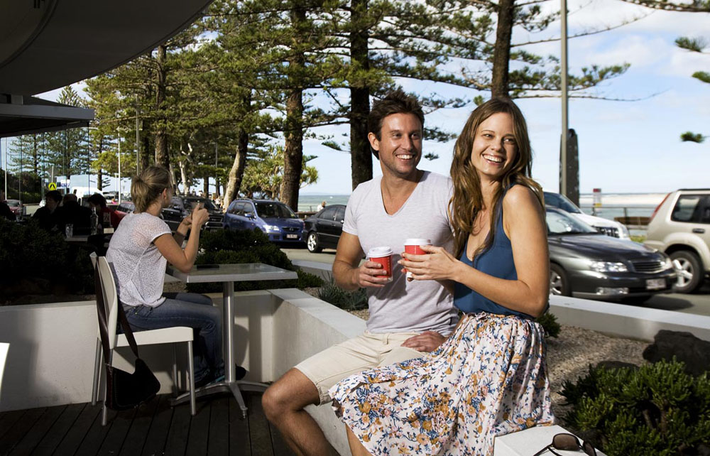 Coffee on the Esplanade in Noosa on the Sunshine Coast