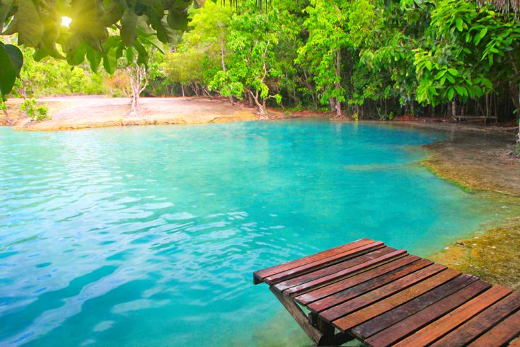 Emerald Pool. Krabi, Thailand