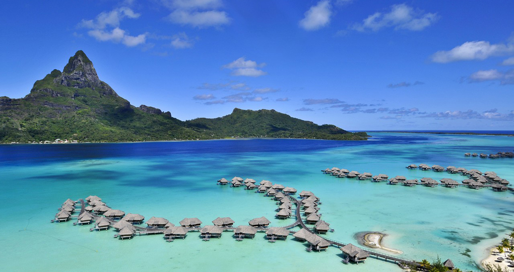 Bora Bora Resort with a view of Mt. Otemanu