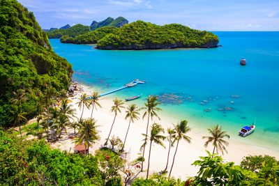 View of Angthong National Marine Park, Koh Samui, Thailand