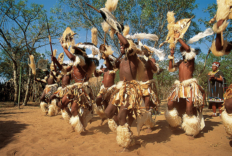 Zulu dancers in Zululand