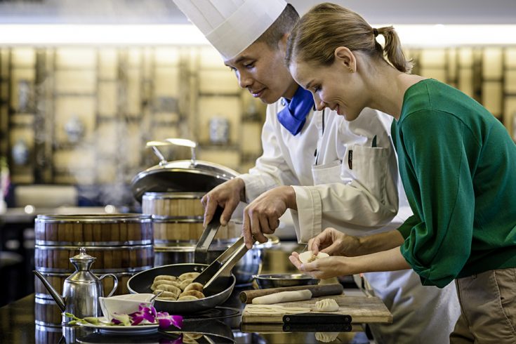 Sanctuary Retreats Sanctuary Yangzi Explorer's dumpling making class, Yangtze River, China