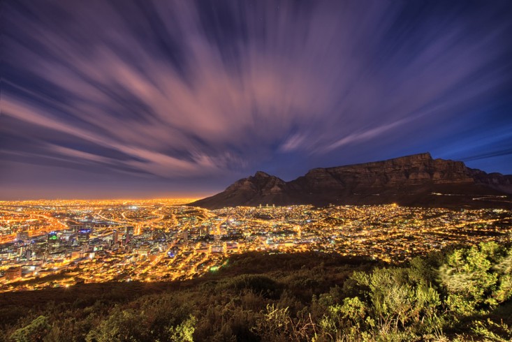 Cape Town at night